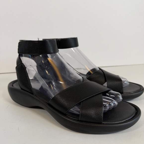 Naturalizer Shoes - Naturalizer Gen N Black‎ Sandals Womens 7.5 Comfort Ankle Strap Lightweight